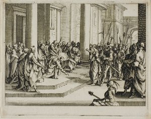 Jesus und die Ehebrecherin, aus Das Neue Testament