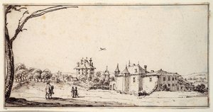 La Vieille et la Neuve Malgrange von Jacques Callot