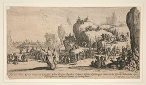 Der Durchzug durchs Rote Meer von Jacques Callot