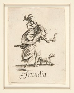 Die sieben Todsünden: L von Jacques Callot