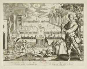 Die Monate. 5, Mai von Jacques Callot