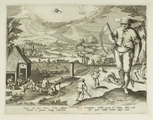 Die Monate. 6, Juni von Jacques Callot