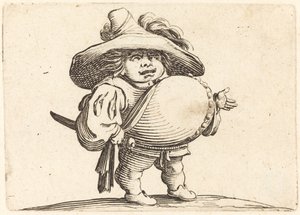 Mann mit dickem Bauch
