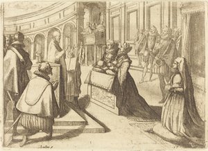 Hochzeit von Margarete von Österreich und Philipp III. von Jacques Callot