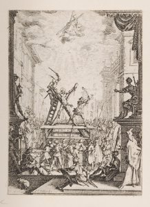 Martyrium des Heiligen Andreas, Nr. 5 aus Das Martyrium der Apostel von Jacques Callot