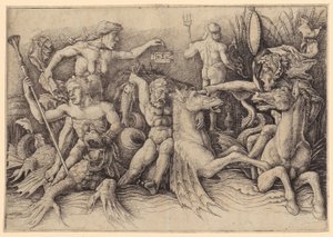 Martyrium des Heiligen Barnabas, Blatt 15 der Folge "Die Apostelmartyrien" von Jacques Callot