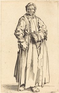 Einäugige Frau