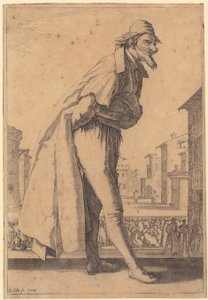 Pantalone, Blatt 1 der Folge "Die drei Pantaloni" von Jacques Callot