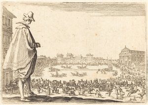Piazza Santa Maria Novella, Florenz von Jacques Callot