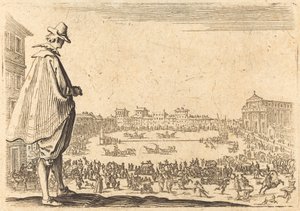 Piazza Santa Maria Novella, Florenz von Jacques Callot