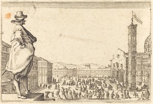 Piazza del Duomo, Florenz von Jacques Callot