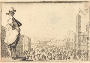 Piazza del Duomo, Florenz von Jacques Callot