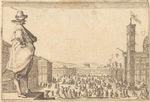 Piazza del Duomo, Florenz von Jacques Callot