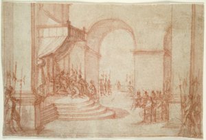 Pilatus wäscht seine Hände von Jacques Callot