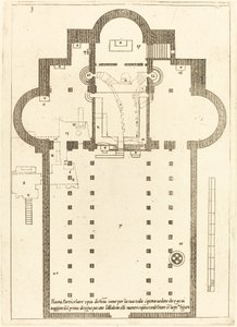 Plan der Kirche der Heiligen Krippe