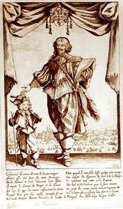 Porträt von Claude Deruet (1588-1660) Chevalier de l
