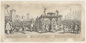 Rad, Blatt 14 der Folge "Grauen des Krieges" von Jacques Callot