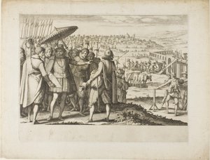 Restaurierung des Aquädukts von Pisa von Jacques Callot