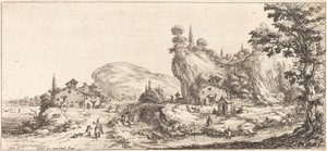 Heimkehr von der Jagd, wahrscheinlich um 1630 von Jacques Callot