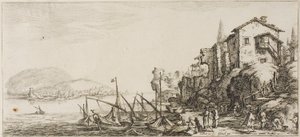 Rückkehr von der Jagd, aus Verschiedene Szenen entworfen in Florenz von Jacques Callot