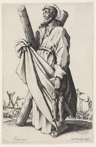 Heiliger Andreas aus Les Grands Apôtres, 1631 von Jacques Callot