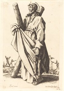 Heiliger Andreas, veröffentlicht 1631 von Jacques Callot