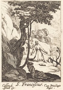 Heiliger Franziskus, ca. 1632 von Jacques Callot