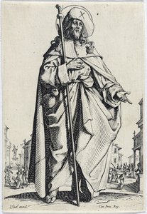 Heiliger Jakobus der Ältere aus Les Grands Apôtres, 1631 von Jacques Callot