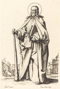 Heiliger Jakobus der Jüngere, veröffentlicht 1631 von Jacques Callot