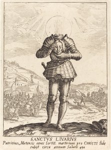 Heiliger Livier von Jacques Callot
