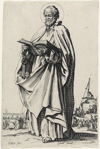 Heiliger Petrus aus Les Grands Apôtres, 1631 von Jacques Callot