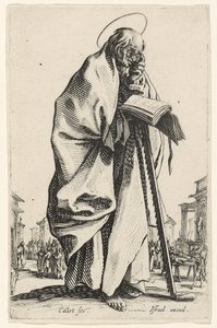 Heiliger Simon aus Les Grands Apôtres, 1631 von Jacques Callot
