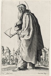 Heiliger Thaddäus oder Heiliger Judas aus Les Grands Apôtres, 1631 von Jacques Callot