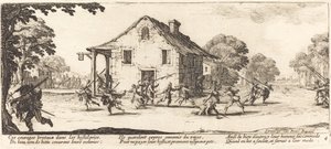 Plünderungsszene von Jacques Callot