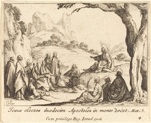 Predigt auf dem Berg von Jacques Callot