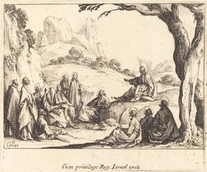 Predigt auf dem Berg von Jacques Callot