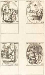 St. Eleutherius, Abt; St. Regina; St. Johannes; Die Geburt der Jungfrau