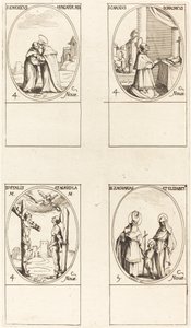 St. Emeric; St. Charles Borromeo; St. Vitalis & Agricola; Sts. Zacharias & Elisabeth von Jacques Callot