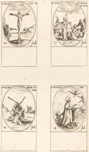St. Eulalia; St. Fusca und Maura; St. Valentin; St. Antonius von Jacques Callot