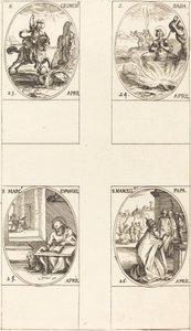 St. Georg; St. Sabas; St. Markus, Evangelist; St. Marcellin