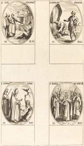 St. Job, Prophet, St. Gangulphus, St. Epiphanius, St. Maria der Märtyrer