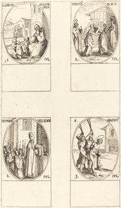 St. Simeon Salus; Die Heimsuchung; Ablegen der Kleider der Jungfrau; St. Hiacintus von Jacques Callot