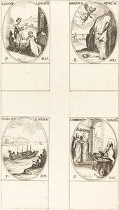 St. Stanislaus; Die Erscheinung des St. Michael; Die Überführung des St. Nikolaus; St. G von Jacques Callot