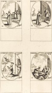 St. Viktor; St. Justinus; St. Tiburtius und Valerianus; St. Basilissa und Anastasia
