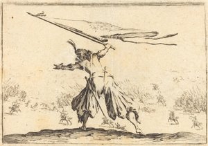 Fahnenträger von Jacques Callot