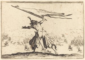 Fahnenträger von Jacques Callot