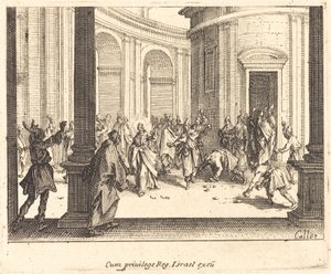 Steinigung von Jesus von Jacques Callot