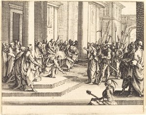 Steinigung Jesu von Jacques Callot