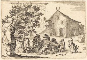 Taverne, um 1622 von Jacques Callot