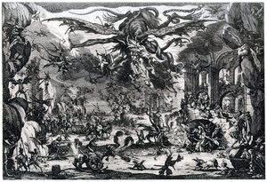Versuchung des Heiligen Antonius von Jacques Callot